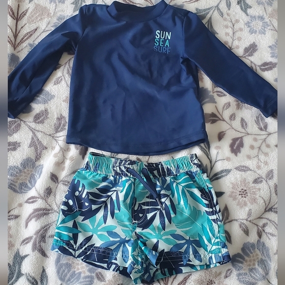 Kids Swim Set - Navy and Blue - Picture 1 of 1